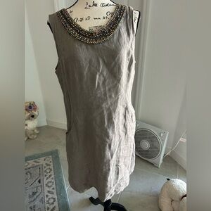 Lana Turner Gray Dress